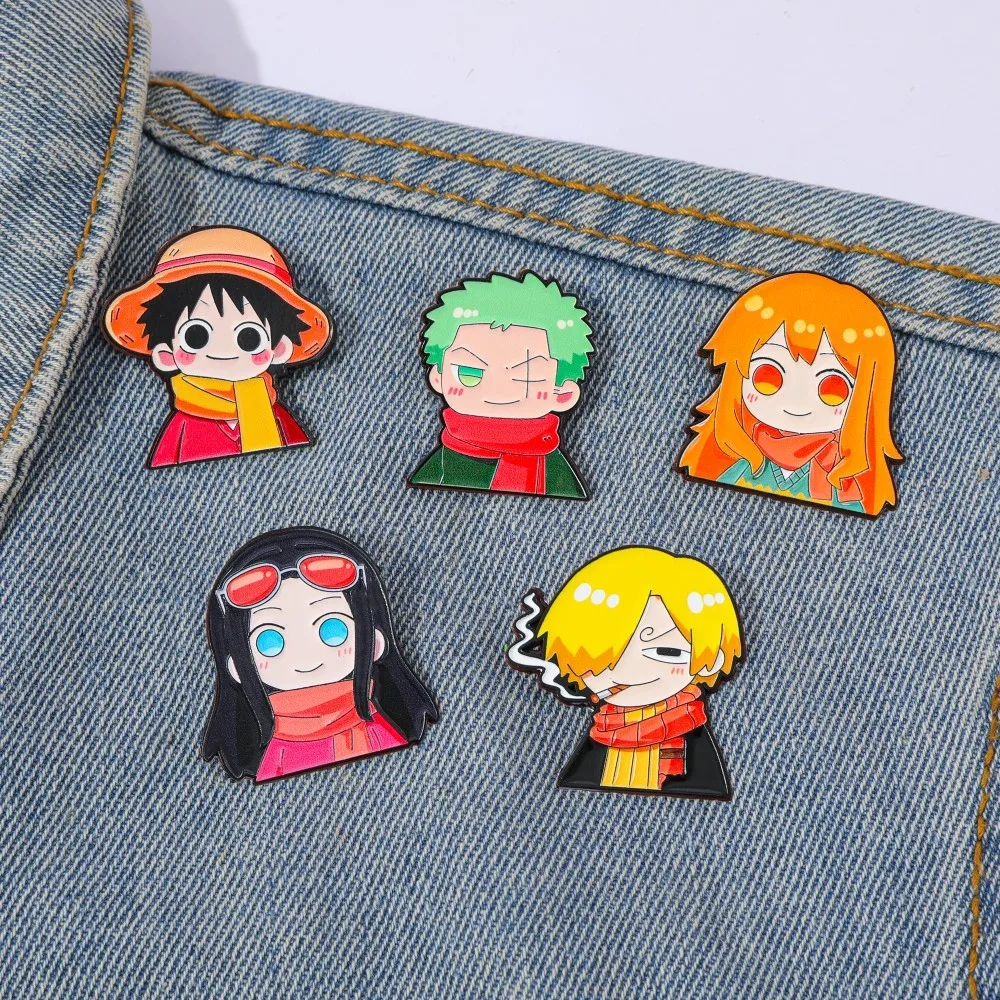 Embroidery Reddit - 5개 귀여운 애니메이션 만화 브로치 재미있는