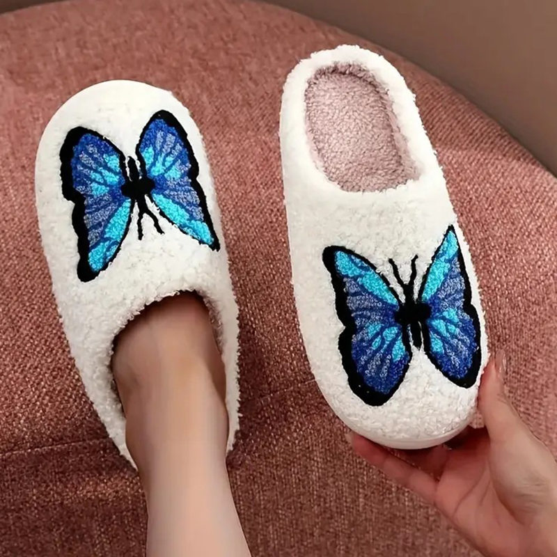 샤지 유니섹스 푹신한 면 슬리퍼, 귀여운 리본 자수,  - Embroidery Garments 리뷰 및 가격
