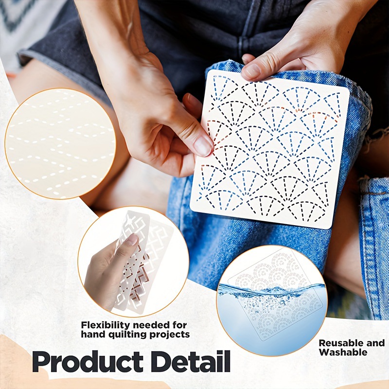 30개 자수 템플릿 DIY 자수 패턴 기하학적 라인 퀼 - Embroidery Meaning 리뷰 및 가격